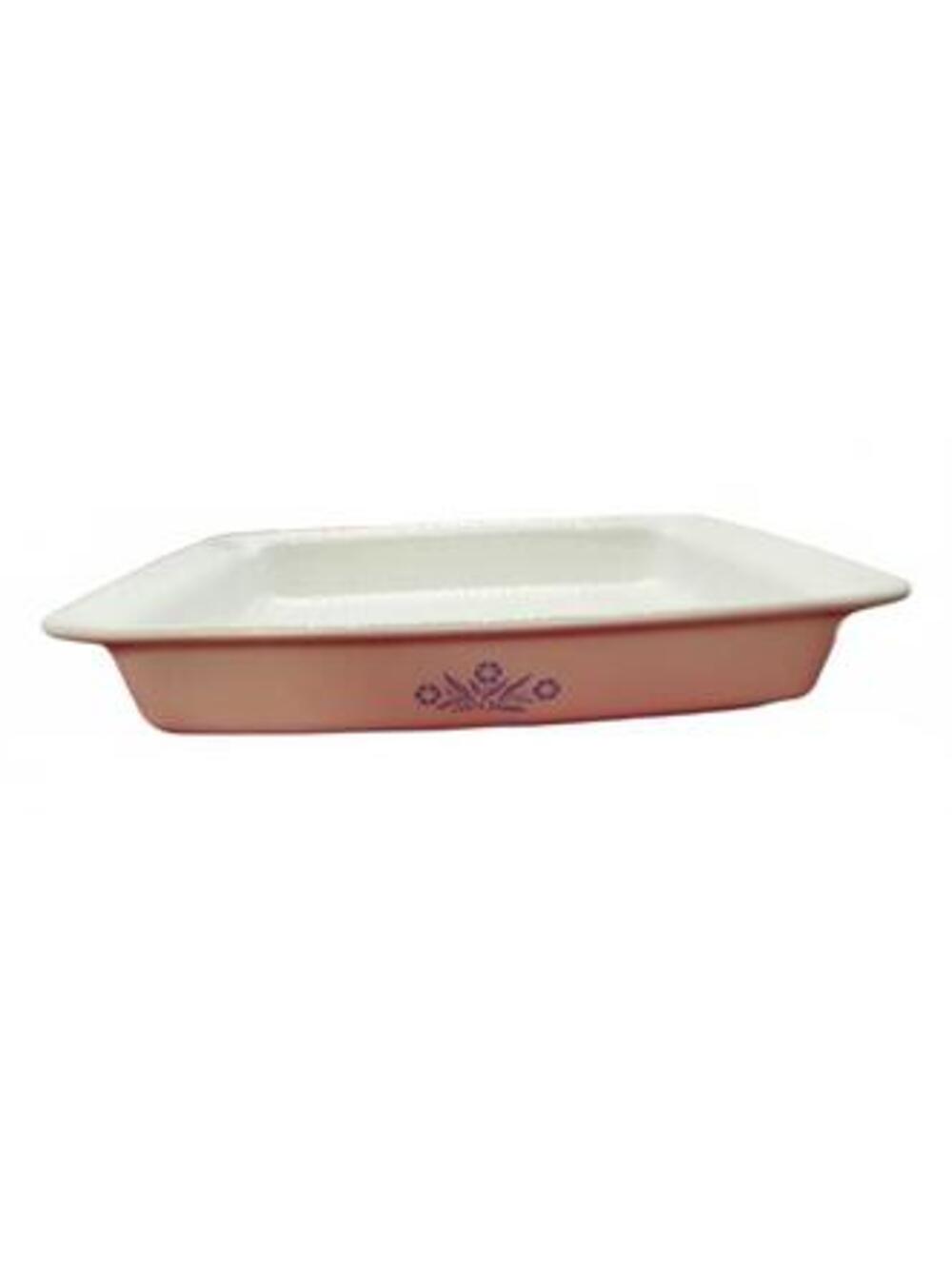 Vtg Corning Ware Blue Cornflower P-332 Roaster Baking Dish